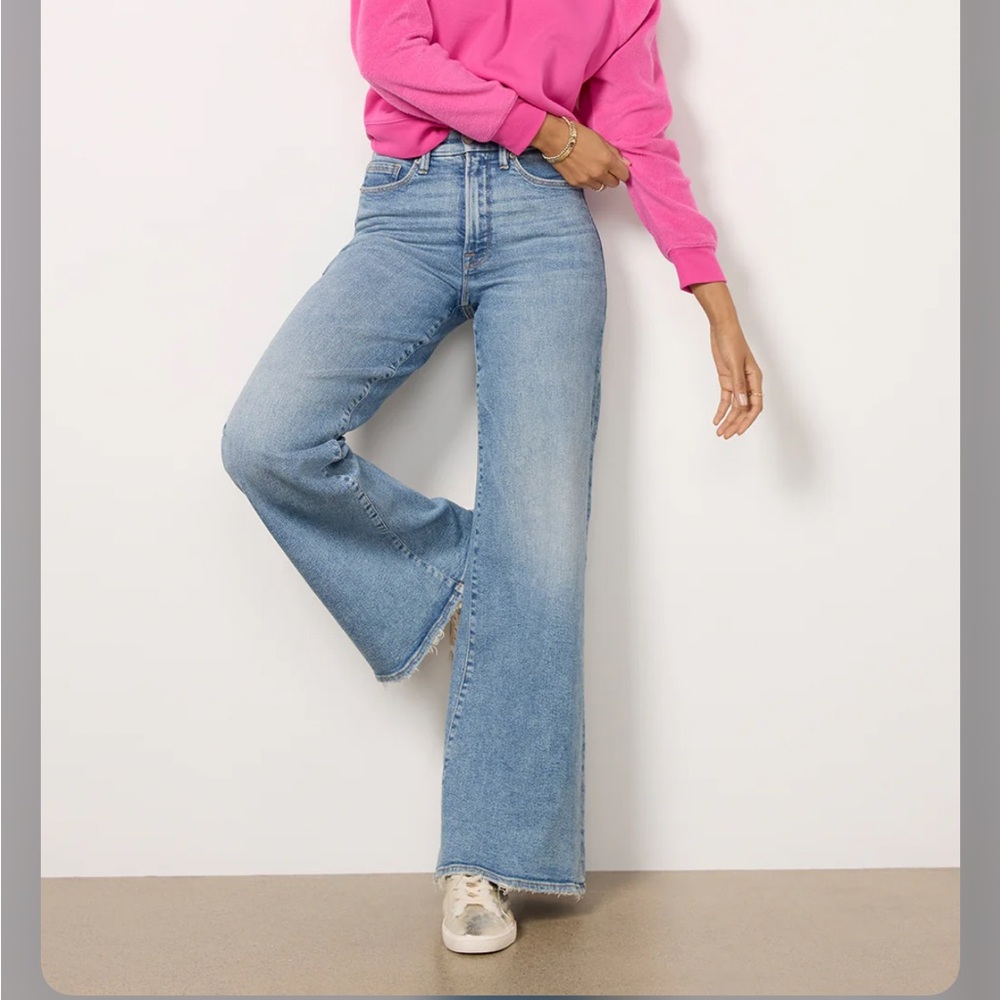 Good American Good Waist Palazzo